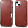 iCarer Vintage Series Side-Open Δερμάτινη Θήκη Apple iPhone 13 mini - Red