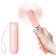 JisuLife Handheld Fan Life8 Plus - Φορητό Επαναφορτιζόμενο Ανεμιστηράκι με Λουράκι Χειρός / Φακός 60 Lumens & PowerBank με 1 x Θύρα USB-A - 4500mAh - Pink