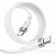 Joyroom PD Liquid Silicone Cable S-1230N9 - Καλώδιο Φόρτισης και Μεταφοράς Δεδομένων 3A - Type-C σε Type-C - 120cm - 60W - White