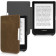Kalibri Δερμάτινη Flip Θήκη - Pocketbook Touch Lux 4 / Basic Lux 2 / Touch HD 3 / Color 2020 - Leather Protective e-Reader Case - Brown