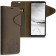 Kalibri Δερμάτινη Suede Θήκη Πορτοφόλι Sony Xperia 1 III - Navigational Compass / Brown