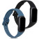 KW Ανταλλακτικά Λουράκια Σιλικόνης Samsung Galaxy Fit (SM-R370) - Grey / Black - 2 τεμάχια