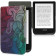KW Flip Θήκη Pocketbook Touch Lux 4 / Basic Lux 2 / Touch HD 3 - PU Leather Protective e-Reader Case - Dark Pink / Blue / Green
