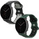 KW Λουράκι Σιλικόνης (22mm) Huami Amazfit GTR (47mm) / GTR 2 / GTR 2e / GTR3 / GTR 3 Pro - 2 Τεμάχια - Black / Grey / Dark Green / Black
