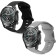KW Λουράκι Σιλικόνης (22mm) Ticwatch Pro 3 / X / Pro 3 lite / Pro 2021 - 2 Τεμάχια - Black / Grey