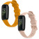 KW Λουράκι Σιλικόνης Fitbit Inspire 3 - 2 Τεμάχια - Dusty Pink / Honey Yellow