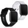 KW Λουράκι Σιλικόνης (20mm) Huami Amazfit GTS 2 Mini - 2 Τεμάχια - Black / White