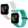 KW Λουράκι Σιλικόνης Xiaomi Mi Watch Lite / Redmi Watch - 2 Τεμάχια - White / Mint