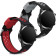 KW Λουράκι Σιλικόνης Huawei Watch GT2 46mm - Black / Red / Black / Grey - 2 Τεμάχια