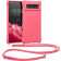 KWmobile Matte Θήκη Σιλικόνης με Λουράκι Λαιμού Google Pixel 6 - Neon Pink