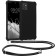 KWmobile Matte Θήκη Σιλικόνης με Λουράκι Λαιμού Motorola Moto G32 - Black