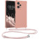 Θήκη Xiaomi Redmi Note 12 Pro 5G KWmobile Matte TPU Necklace Case Σιλικόνης με Λουράκι Λαιμού Mother Of Pearl 