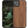 KWmobile Σκληρή Ξύλινη Θήκη με TPU Bumper - Apple iPhone 15 Plus - Walnut / Dark Brown