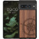 KWmobile Σκληρή Ξύλινη Θήκη με TPU Bumper - Google Pixel 7 Pro - Walnut / Navigational Compass