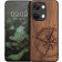 KWmobile Σκληρή Ξύλινη Θήκη με TPU Bumper - OnePlus Nord 3 - Walnut / Navigational Compass 