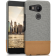 KWmobile Σκληρή Θήκη Canvas & PU Leather - LG Nexus 5X - Light Grey / Brown