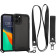 KWmobile Σκληρή Θήκη Shockproof Hybrid με Λουράκι Λαιμού & Καρπού - Apple iPhone 12 Pro - Black Matte / Transparent 