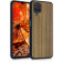 KWmobile Σκληρή Ξύλινη Θήκη με TPU Bumper Samsung Galaxy A12 - Walnut / Dark Brown 