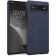 KWmobile Σκληρή Υφασμάτινη Θήκη Cloth - Google Pixel 6a - Dark Blue 
