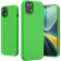 KWmobile Soft Slim Flexible Rubber Cover - Θήκη Σιλικόνης Apple iPhone 14 Plus - Lime Green 