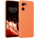 KWmobile Soft Slim Flexible Rubber Cover with Camera Protector - Θήκη Σιλικόνης Oppo Find X5 Lite με Πλαίσιο Κάμερας - Neon Coral