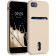 KWmobile Θήκη Σιλικόνης με Υποδοχή για Κάρτα - Apple iPhone SE 2022 / 2020 / 8 / 7 - Mother Of Pearl