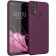 KWmobile Θήκη Σιλικόνης Motorola Moto E40 - Bordeaux Violet