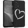 KWmobile Θήκη Σιλικόνης Samsung Galaxy A33 5G - Brushed Heart / White / Black