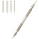 KW Pin Removal Tool for Watch - Σετ Εργαλείο Αφαίρεσης Λουριών / Συνδέσμων Βραχιολιών με 4 Κεφαλές για Ρολόι / Smartwatch - Silver