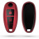 KW Θήκη Κλειδιού Suzuki - Σιλικόνη - 2 Κουμπιά - Keyless Go - Red High Gloss
