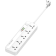 Ldnio Πολύπριζο με 5 Υποδοχές AC - UK/EU/US 2500W με Διακόπτη & Καλώδιο 200cm - 3 x USB-A / 1 x Type-C - 20W - White
