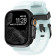 Λουράκι Apple Watch Ultra/SE/11/10/9/8/7/6/5/4 (49/46/45/44mm) Nomad Rocky Point Band Glow in the Dark Φωσφορίζον Αδιάβροχο FKM & Τιτάνιο Icy Blue Glow / Black Titanium Hardware