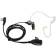 Μικρόφωνο Ακουστικό Retevis C9003A G-Hook Earpiece Μονό PTT 2 Pin για τον Πομποδέκτη Kenwood Transparent