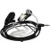 Μικρόφωνο Ακουστικό Retevis EAY001 G-Hook Earpiece Μονό με Κρυφό Βύσμα 3.5mm Jack για τον Πομποδέκτη B63S Transparent 
