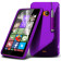 Μωβ Θήκη Σιλικόνης Lumia 540