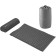 Navaris 2-in-1 Acupressure Mat and Pillow Set - Σετ 2 σε 1 Στρώμα και Μαξιλάρι Βελονισμού / Μασάζ - Grey / Grey
