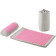 Navaris 2-in-1 Acupressure Mat and Pillow Set - Σετ 2 σε 1 Στρώμα και Μαξιλάρι Βελονισμού / Μασάζ - Grey / Pink