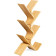 Navaris Bamboo Book Shelf - Βιβλιοθήκη / Ραφιέρα Δαπέδου από Μπαμπού - 59 x 20 x 108cm - Light Brown