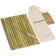 Navaris Bamboo Reusable Drinking Straws - Σετ με 14 Καλαμάκια από Μπαμπού με Βούρτσα Καθαρισμού και Θήκη από Λινό 