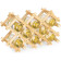 Navaris Bamboo Wine Rack - Ξύλινο Πτυσσόμενο Ράφι Ποτών από Μπαμπού - 8 Θέσεις - Light Brown