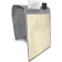 Navaris Cat Scratch Armrest Organiser - Ονυχοδρόμιο / Προστατευτικό Καναπέ από Γρατζουνιές Γάτας - 130 x 45 cm - Light Grey / White