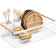 Navaris Dish Drainer Rack - Μεταλλική Πιατοθήκη / Στραγγιστήρι με Ξύλινες Λαβές - White