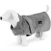 Navaris Dog Bathrobe - Μπουρνούζι / Πετσέτα για Σκύλους - Μήκος Ράχης 50-60cm - L - Grey