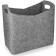 Navaris Felt Firewood Basket - Καλάθι Μεταφοράς Ξύλων / Περιοδικών / Τακτοποίησης - Grey