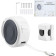 Navaris Flat Retractable Clothsline with Hanging Holes - Πτυσσόμενο Σχοινί Απλώματος Ρούχων με 34 Θέσεις - 4.2m - White