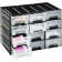 Navaris Interlocking Parts Storage Drawer Cabinets - Συρταριέρα Οργάνωσης και Αποθήκευσης Εργαλείων - 15 x 8.6 x 4.9 cm - Standard - 12 Θέσεων