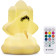 Navaris Led Silicone Night Light - Παιδικό Επαναφορτιζόμενο Φωτάκι Νυκτός LED από Σιλικόνη με RGB / Αισθητήρα Αφής & Τηλεχειριστήριο - Space Rocket