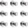 Navaris Magnetic Grill Hooks - Σετ με 9 Μαγνητικά Άγκιστρα για Μπάρμπεκιου / Κουζίνα - Silver
