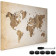 Navaris Magnetic Memo Board Whiteboard - Μαγνητικός Πίνακας Ανακοινώσεων - 40 x 60 cm - Vintage World Map