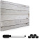 Navaris Magnetic Memo Board Whiteboard - Μαγνητικός Πίνακας Ανακοινώσεων - 40 x 60 cm - Wooden Planks